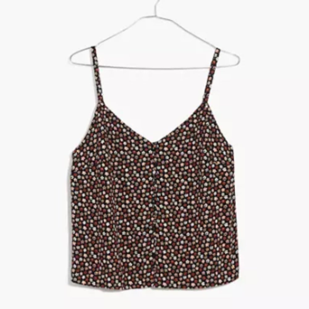 NWT Madewell Button-Down Cami Ditsy Blooms